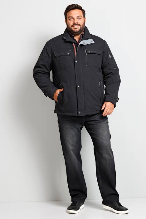 Boston Park jasje, buik-fit, opstaande kraag, veel zakken, tot 82