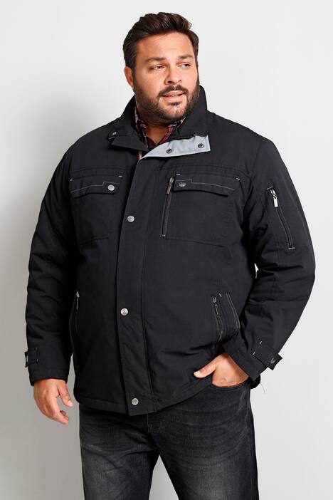 Boston Park jasje, buik-fit, opstaande kraag, veel zakken, tot 82