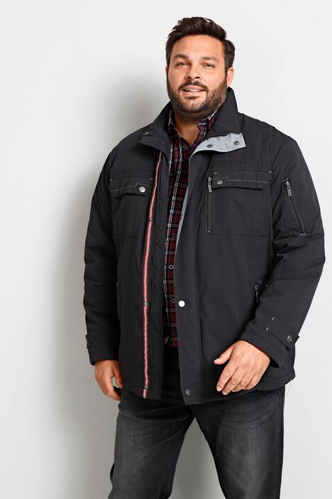 Boston Park jasje, buik-fit, opstaande kraag, veel zakken, tot 82