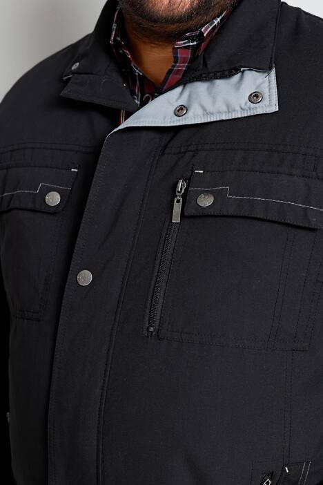 Boston Park jasje, buik-fit, opstaande kraag, veel zakken, tot 82