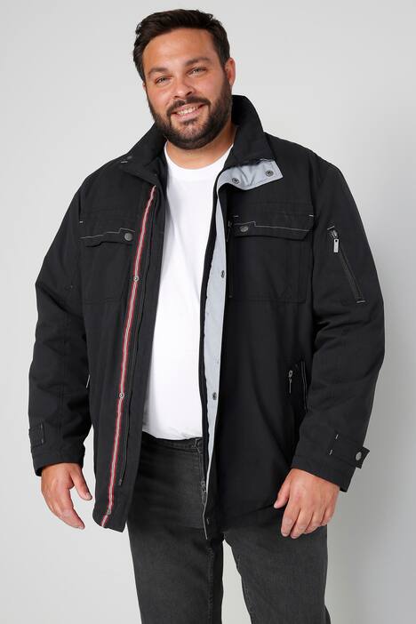 Boston Park jasje, buik-fit, opstaande kraag, veel zakken, tot 82