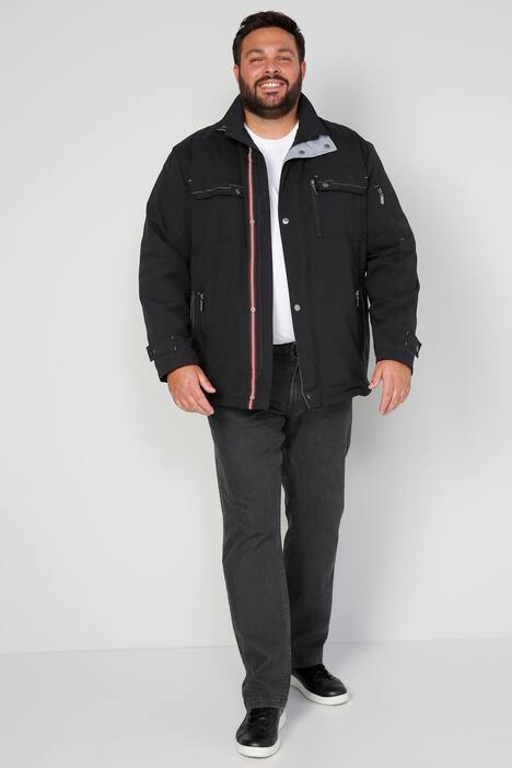 Boston Park jasje, buik-fit, opstaande kraag, veel zakken, tot 82