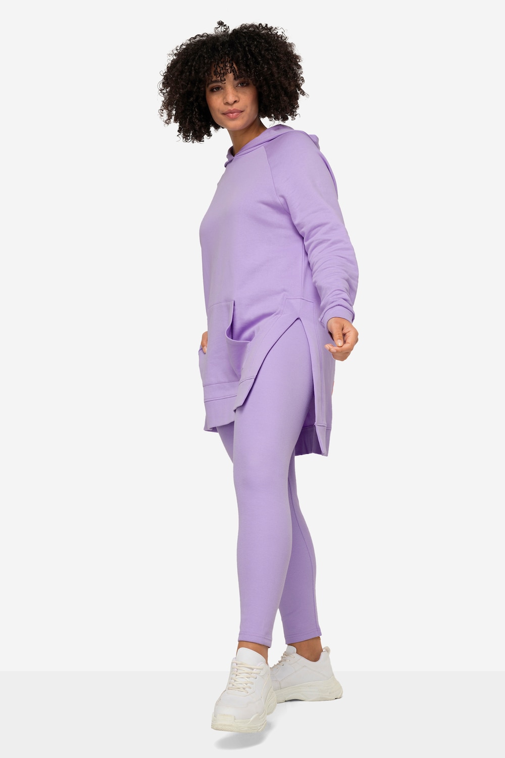 Legging, tight fit, ribjersey, elastische tailleband