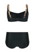 Bikini, Zweiteiler, Softschalen, Animal-Details
