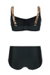Bikini, tweedelig, softshell, dierendetails