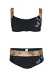 Bikini, tweedelig, softshell, dierendetails