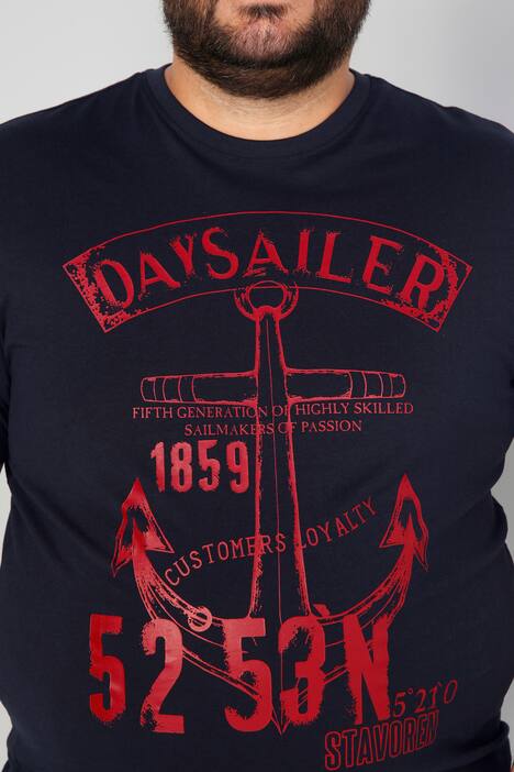 Men+ T-Shirt, Halbarm, Bauchfit, bis 80/82