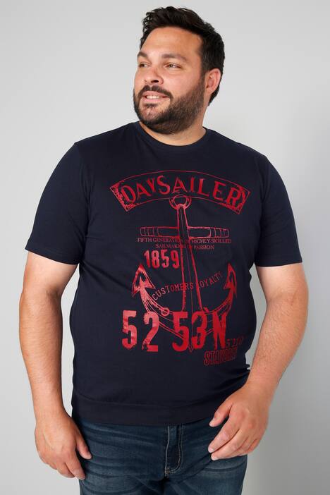 Men+ T-Shirt, Halbarm, Bauchfit, bis 80/82