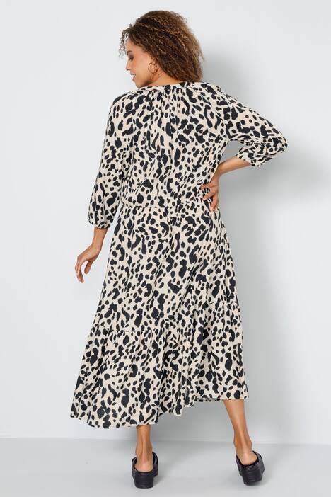 Jurk met trendy dierenprint