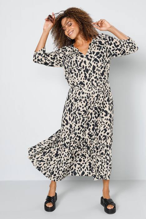 Jurk met trendy dierenprint