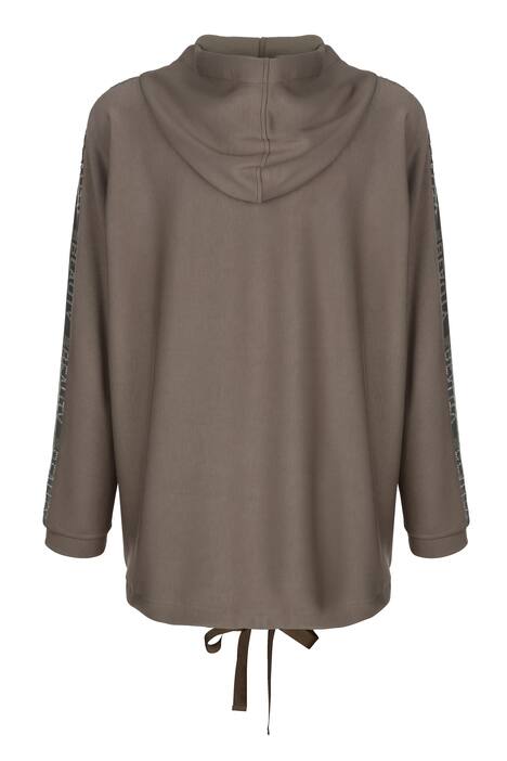 Hoodie, Kapuzensweater, Ärmel-Streifen