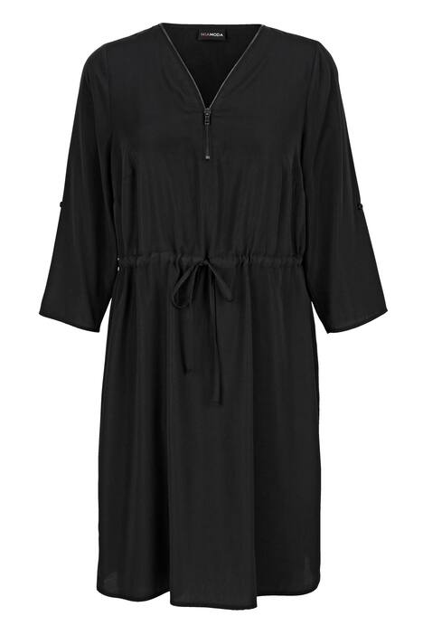 Midikleid, V-Ausschnitt, 3/4-Ärmel