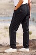 Pantalon coupe Straight Fit avec cordon à rivets fantaisie et taille élastique