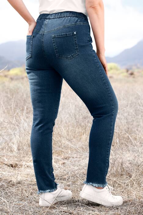 Jeans mit Fransen