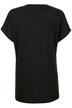 T-Shirt, oversized, Schulter-Ziersteinchen