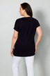 T-Shirt, oversized, Schulter-Ziersteinchen