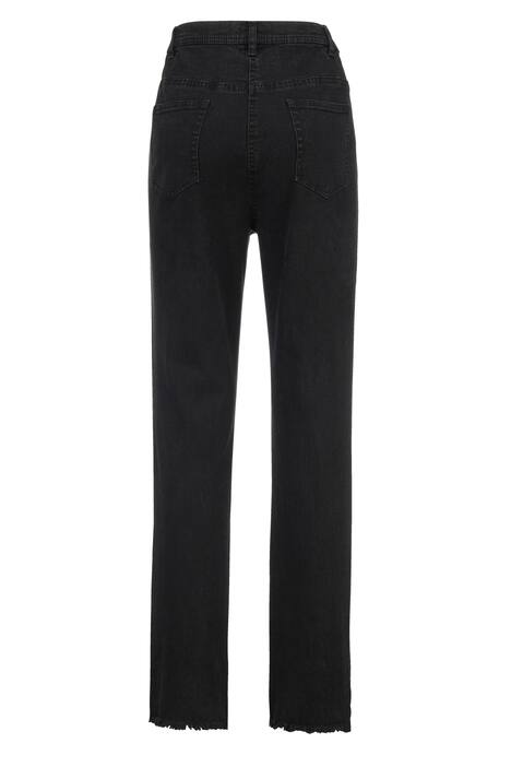 Jeans, Slim Fit, Fransensaum, 5-Pocket