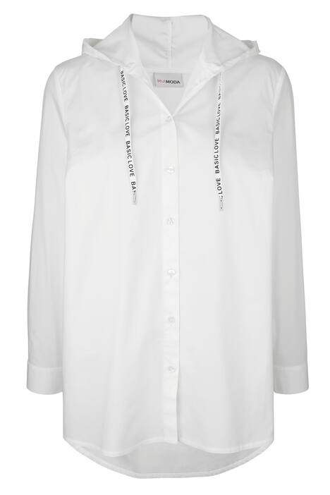 Bluse, Kapuze, Langarm