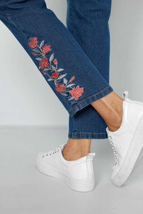 Jeans, Stickerei, 5-Pocket