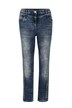 Jeans, Slim Fit, Statement-Print, 5-Pocket