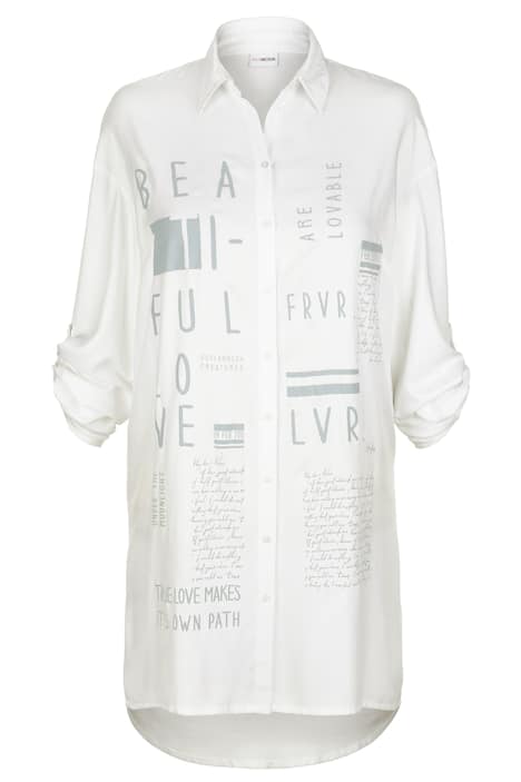 Longbluse, Hemdkragen, Langarm