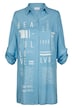 Lange blouse met geplaatste print