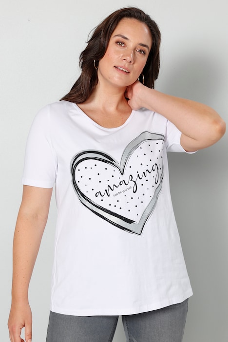 Shirt met geplaatste print