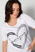 Shirt met geplaatste print