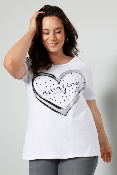 Shirt met geplaatste print