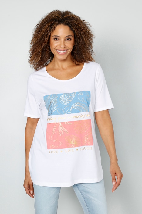 T-Shirt, Color-Print, Rundhals