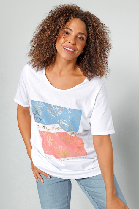 T-Shirt, Color-Print, Rundhals