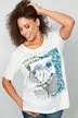 T-Shirt, Ziersteinchen, Rundhals