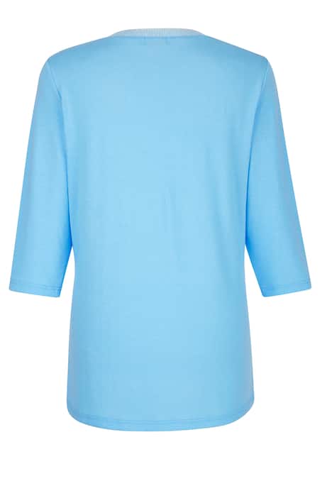 Trui, glitter statement, 3/4 mouwen