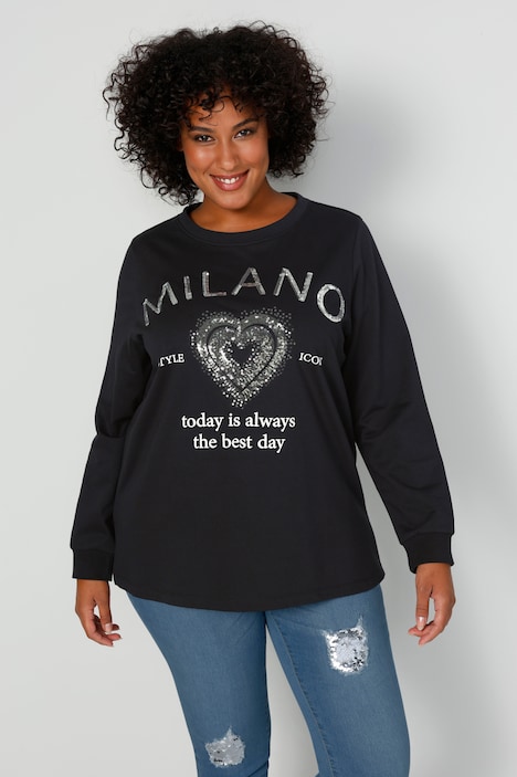 Sweatshirt, MILANO, Langarm