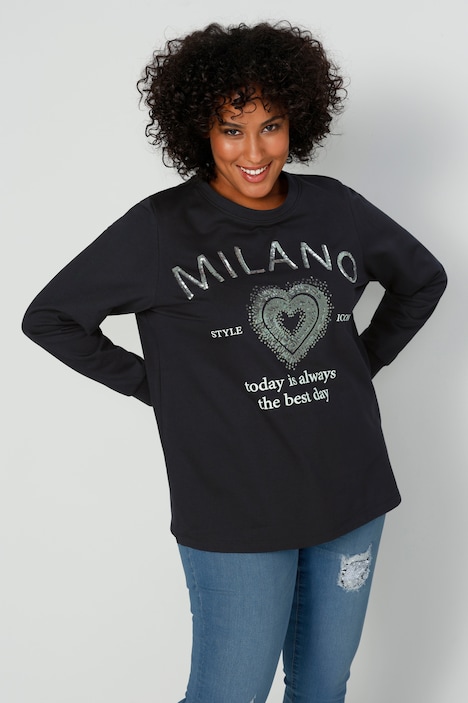 Sweatshirt, MILANO, Langarm