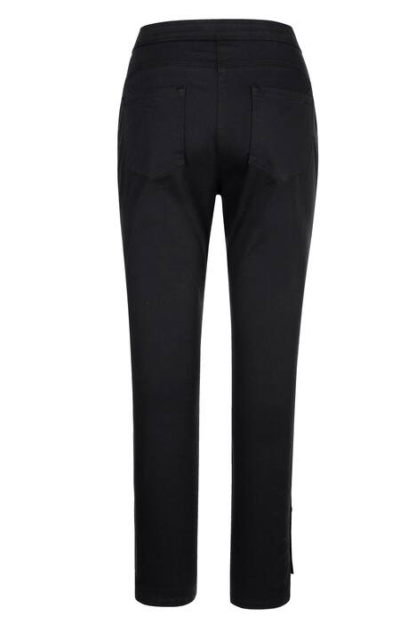 Jeggings, breiter Elastikbund, Saumknöpfe