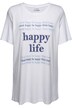 T-Shirt, HAPPY LIFE, Halbarm