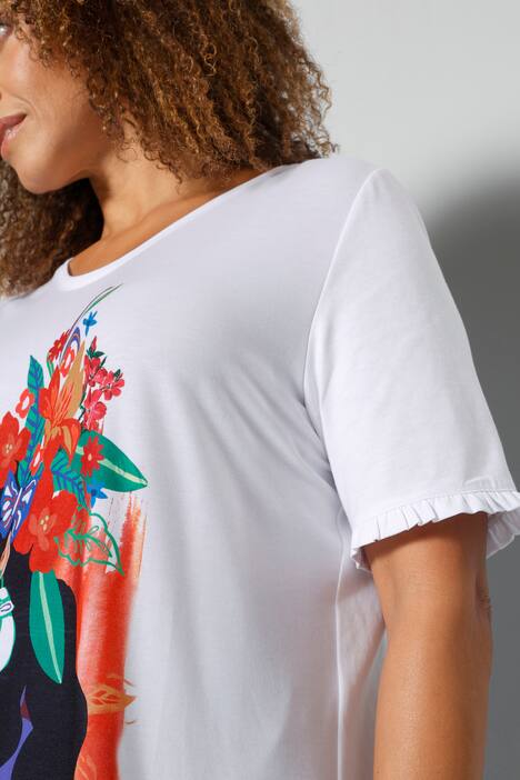 T-Shirt, Frauen-Motiv, Halbarm