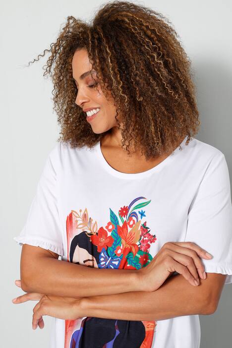 T-Shirt, Frauen-Motiv, Halbarm