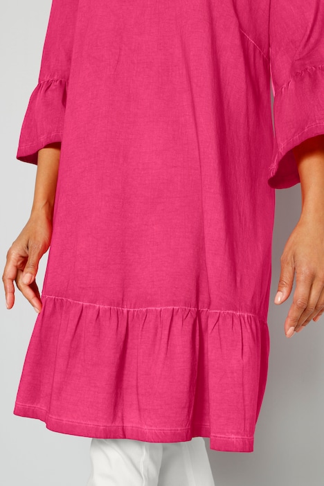 Longshirt, Volants, 3/4-Ärmel