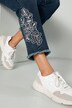 7/8-Jeans, Slim Fit, Saum-Stickerei, 5-Pocket