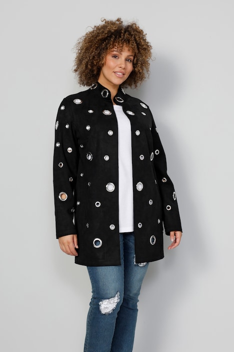 Blazer, Zier-Ösen, Stehkragen, Langarm