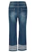 3/4-Jeans, Slim Fit, Saumstickerei, 5-Pocket
