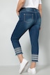 3/4-Jeans, Slim Fit, Saumstickerei, 5-Pocket