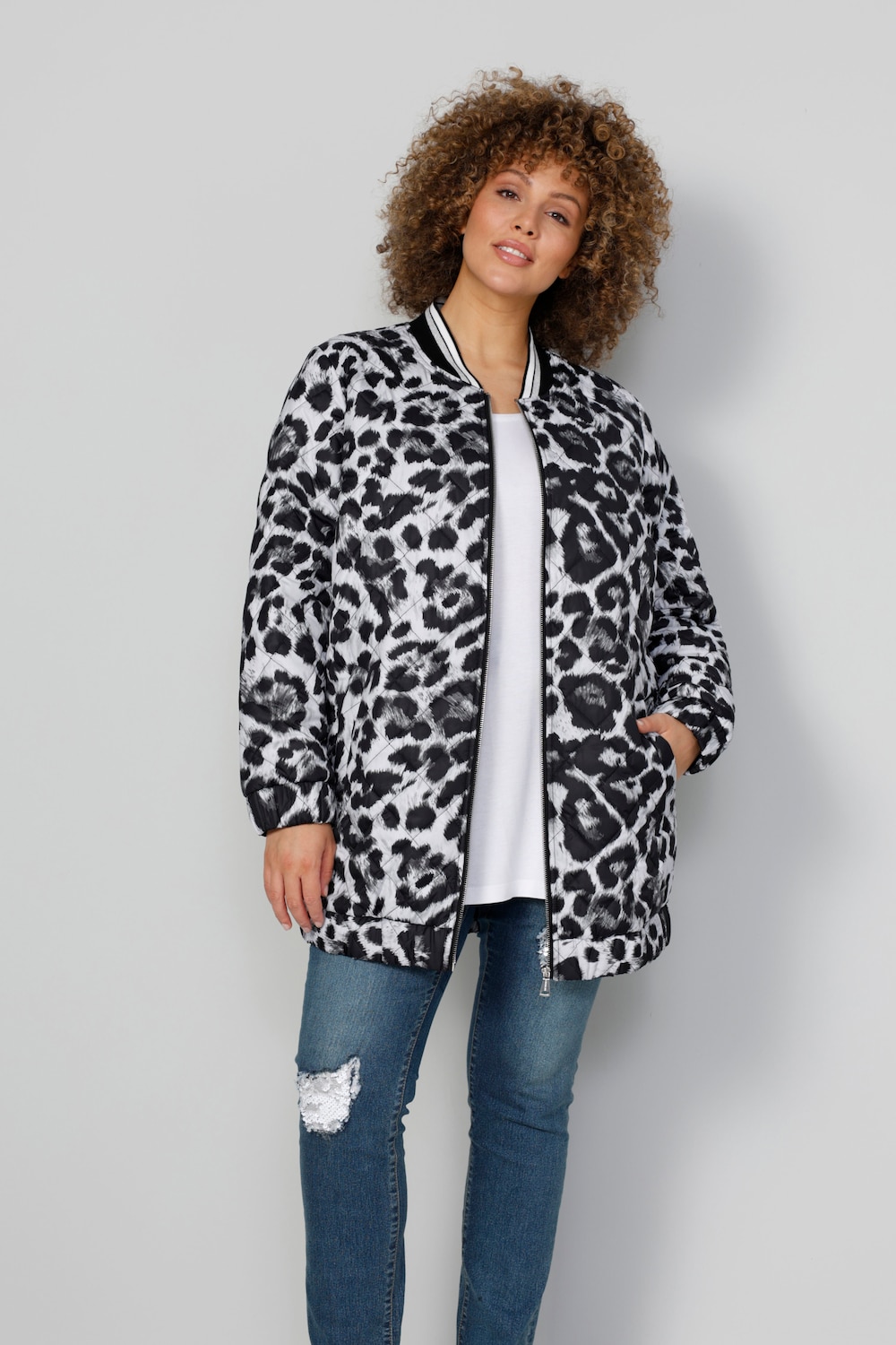 Blouson met dierenprint