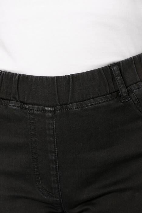 Jegging avec taille élastique, rivets fantaisie sur l'ourlet