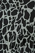 Tunika, Alloverprint, Langarm mit Rüsche
