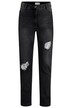 Jeans, Slim Fit, destroyed mit Pailletten, 5-Pocket