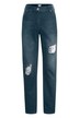 Jeans, Slim Fit, destroyed mit Pailletten, 5-Pocket