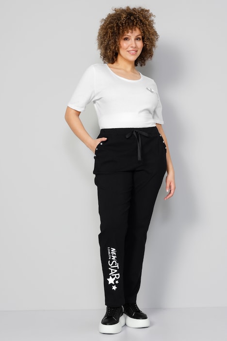 Joggpants, Bein-Print, Elastikbund